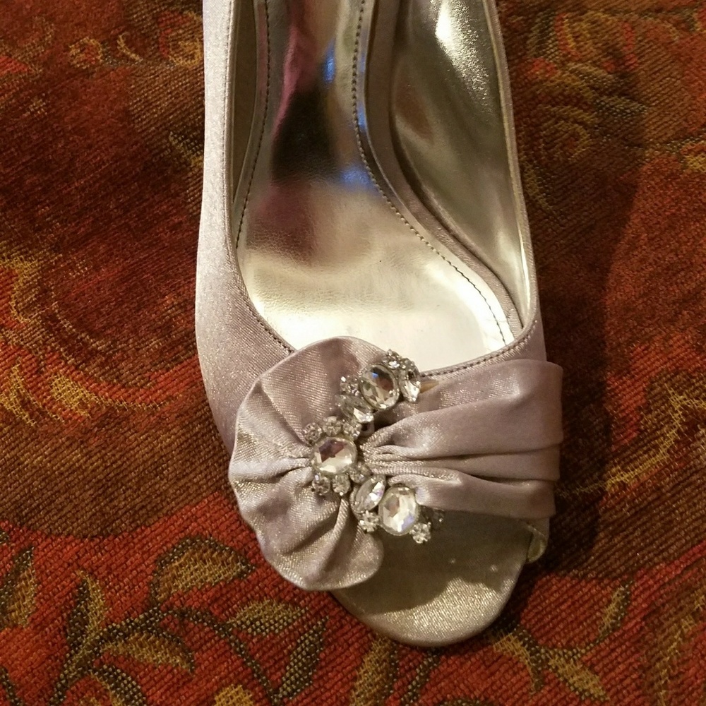 Silver heels